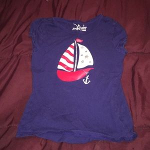 Jumping bean navy blue cap t shirt